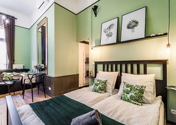 Boutique The Green - Elegant Studio Apartment In The Center Of Budapeste