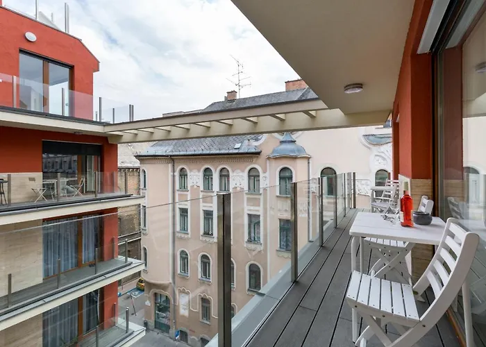 Budapest Downtown Residences - Ac,Elevator,Terrace